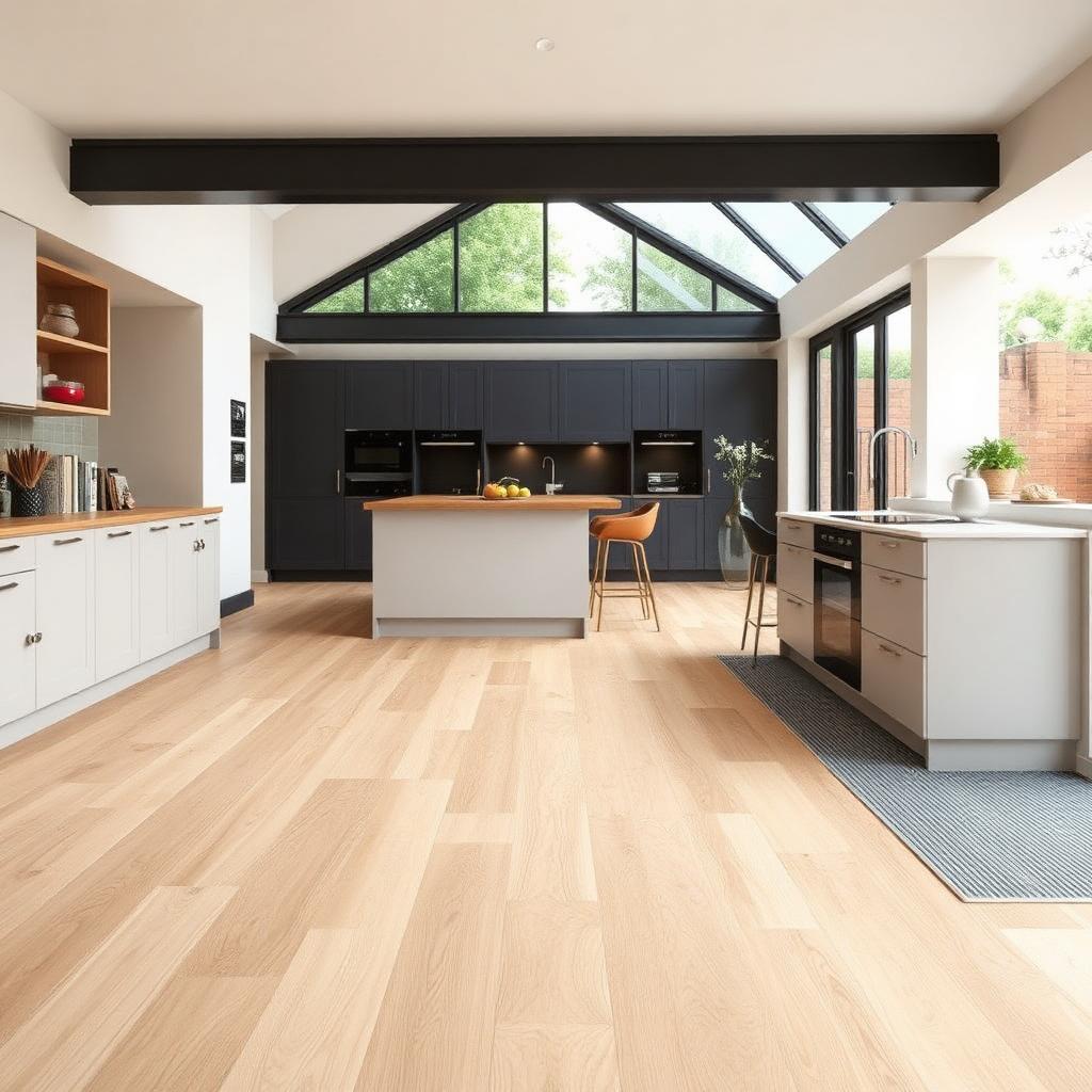 Engineered oak flooring fitted in a Chelmsford new-build