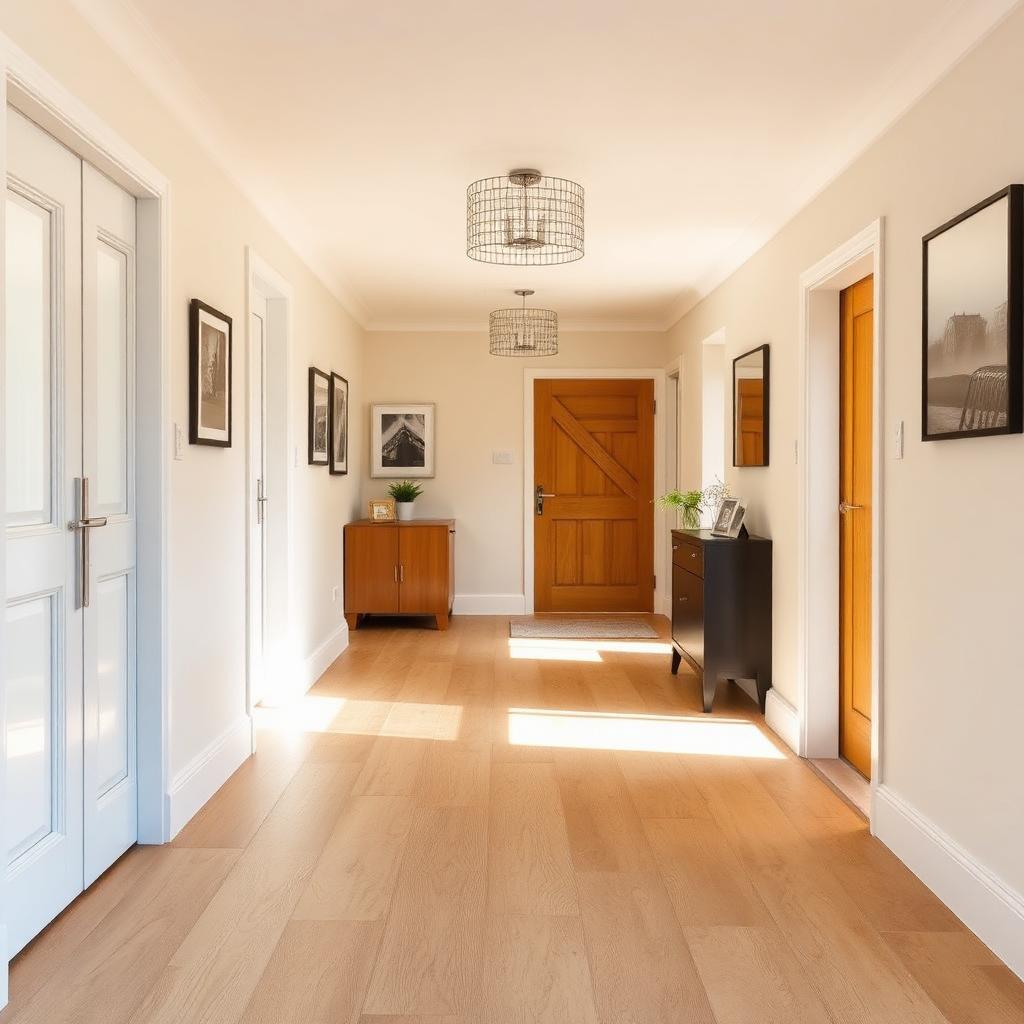 Engineered oak flooring fitted in a Crawley home
