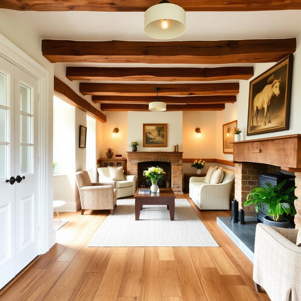 Wide-plank oak flooring fitted in a Haywards Heath home