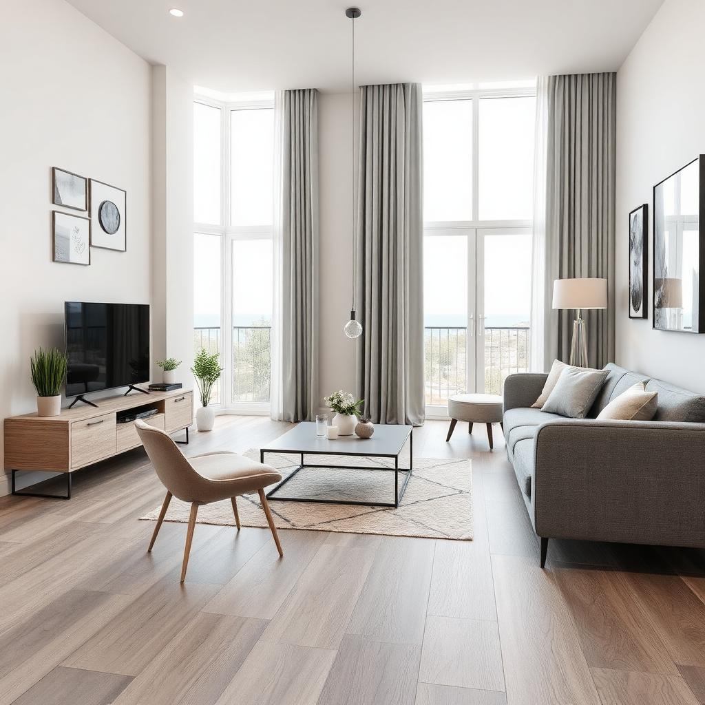SPC luxury vinyl flooring fitted in a Southend seafront flat