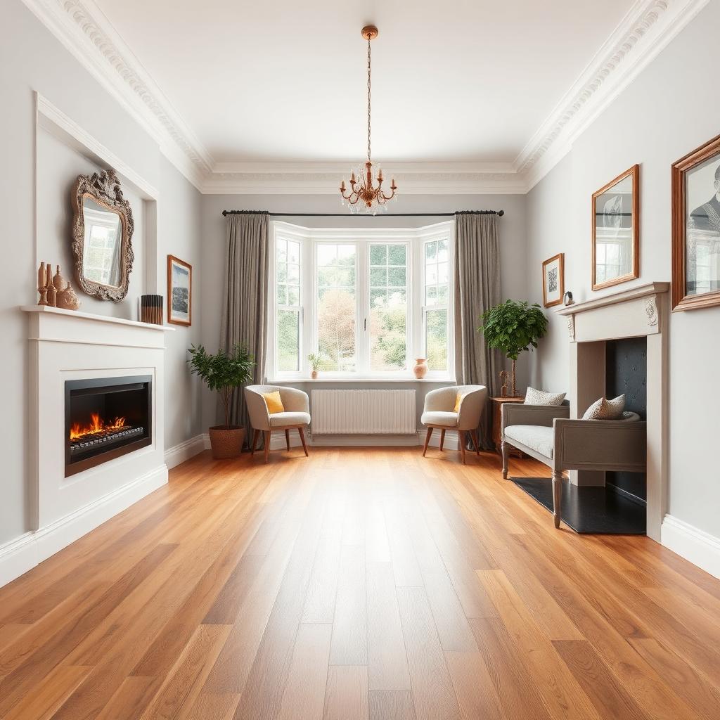 Engineered oak flooring fitted in a Watford 1930s semi